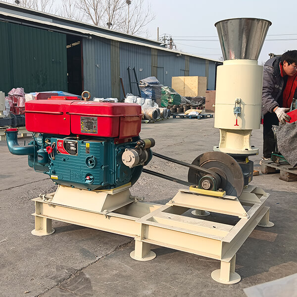 Pellet Machinery, Crusher, Mixer, Cooler, Packing MachineDiesel Wood Pellet Machine