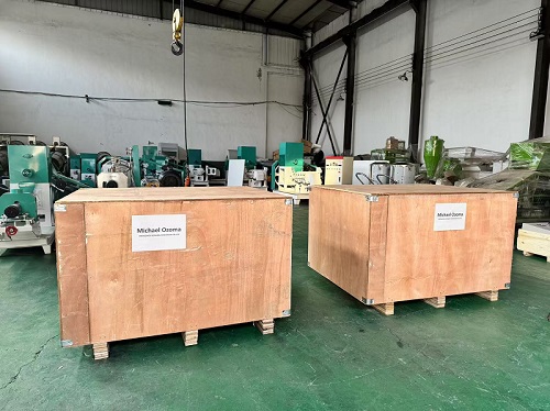 fish feed machine delivery