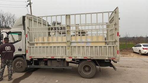 fish feed machinery delivery