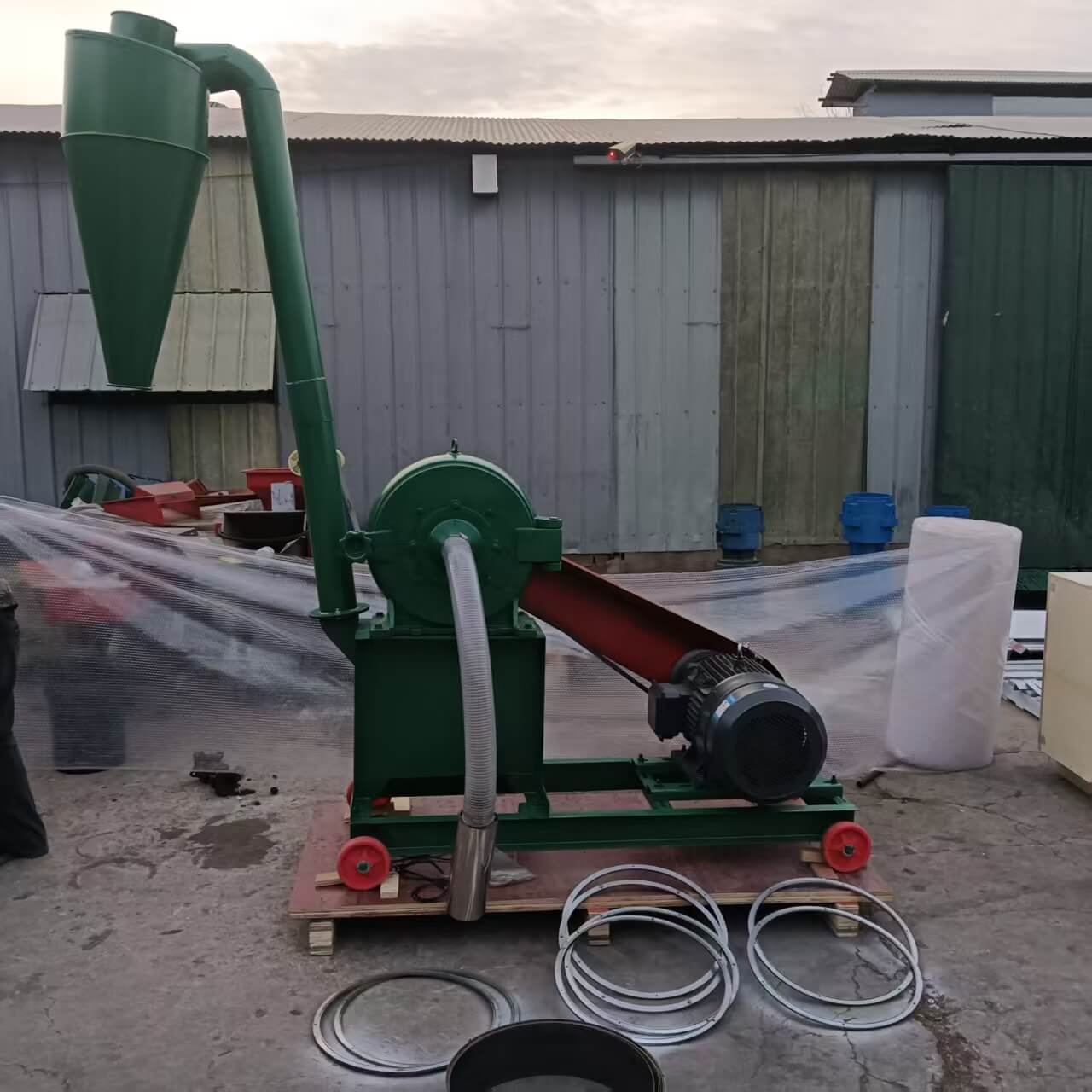 corn grinder send to Zimbabwe