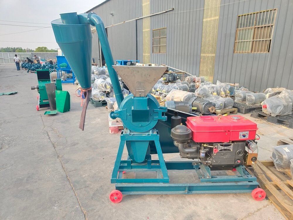 diesel engine corn mill