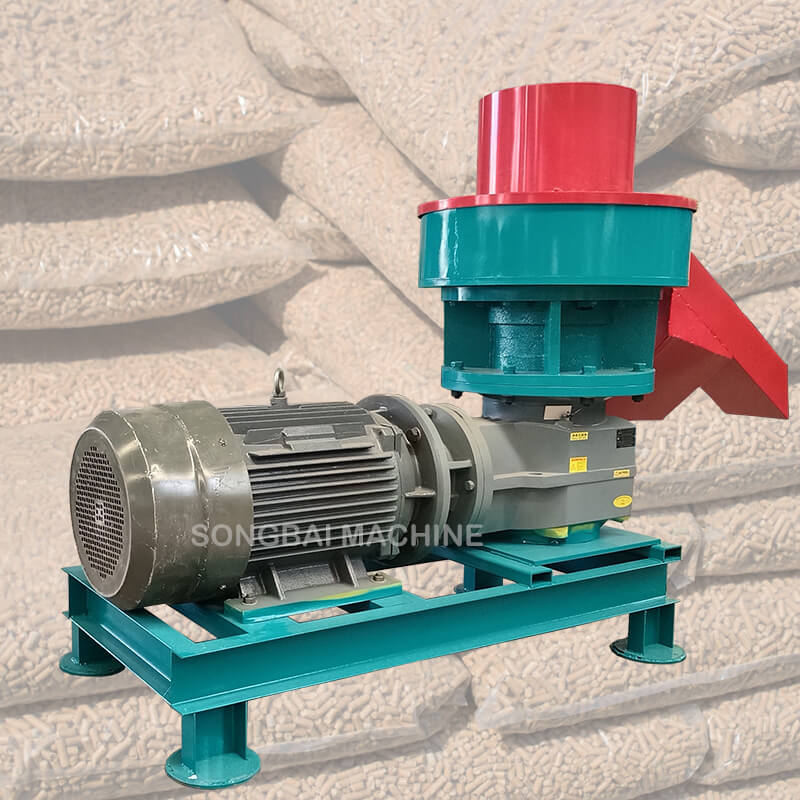 Pellet Machinery, Crusher, Mixer, Cooler, Packing MachineNew Ring Die Wood Pellet Machine