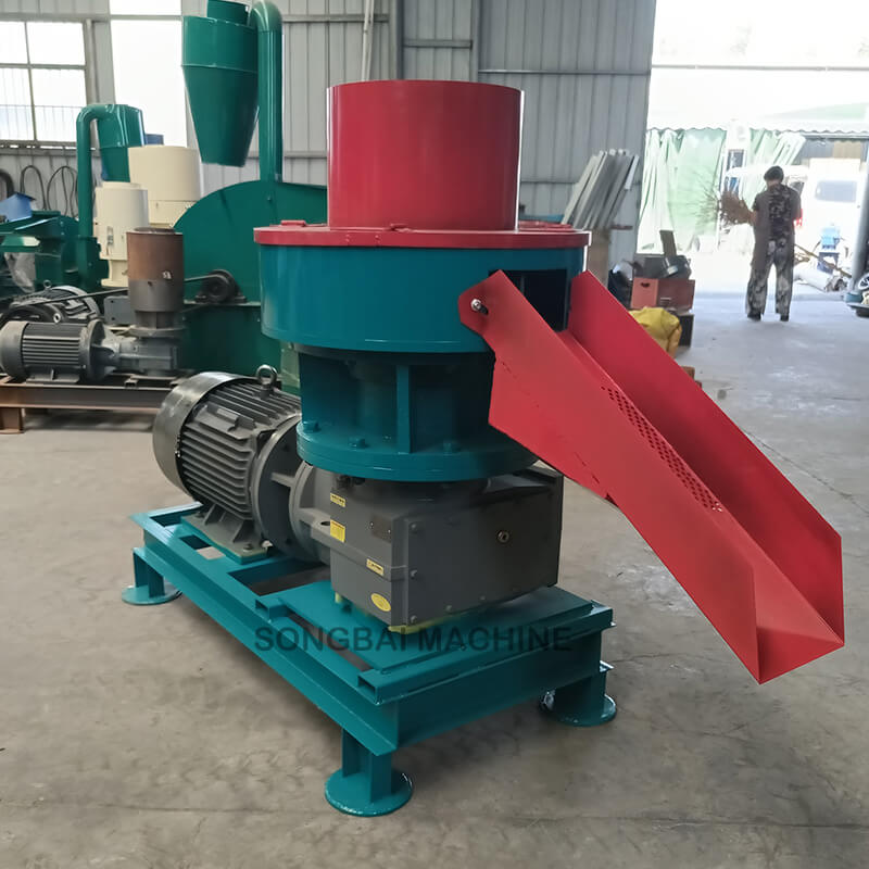 Pellet Machinery, Crusher, Mixer, Cooler, Packing MachineNew Ring Die Wood Pellet Machine