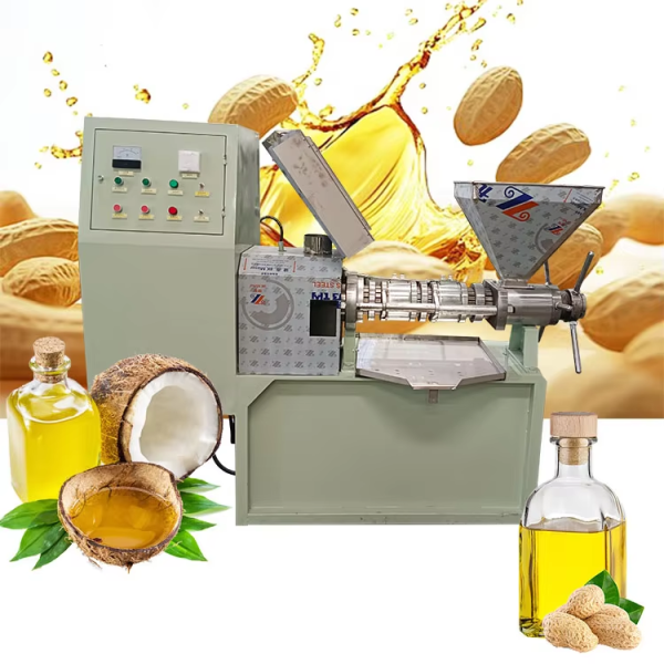 Pellet Machinery, Crusher, Mixer, Cooler, Packing MachineScrew Oil Press ZS-ZY 100