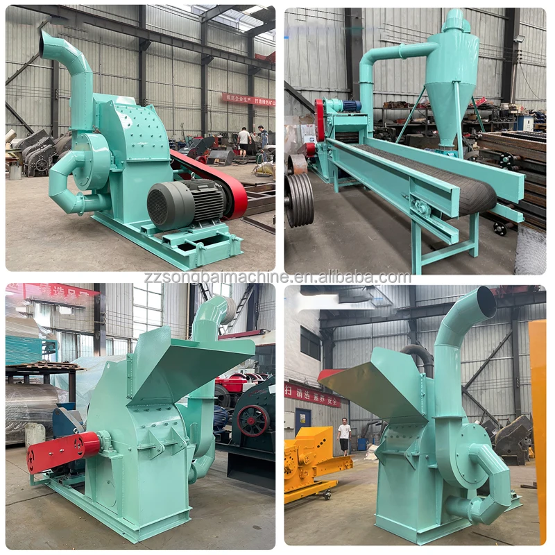 Pellet Machinery, Crusher, Mixer, Cooler, Packing MachineMultifunctional Single Inlet Hammer Mill Crusher