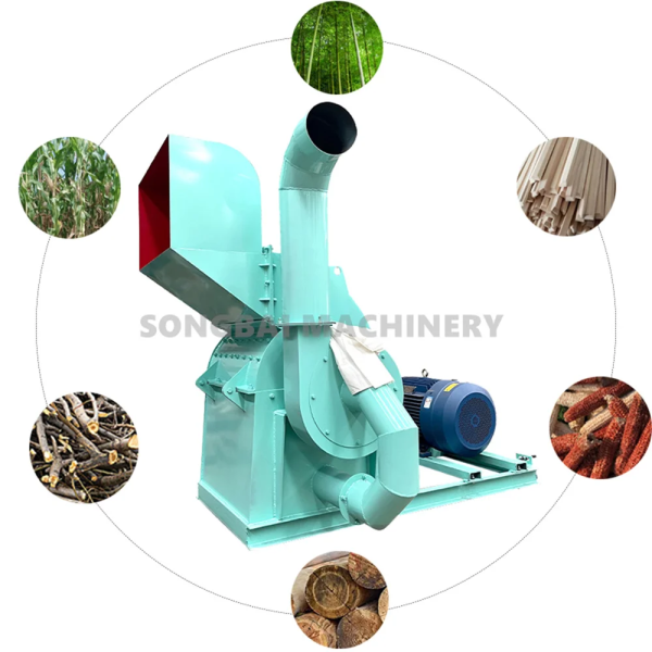 Pellet Machinery, Crusher, Mixer, Cooler, Packing MachineMultifunctional Single Inlet Hammer Mill Crusher