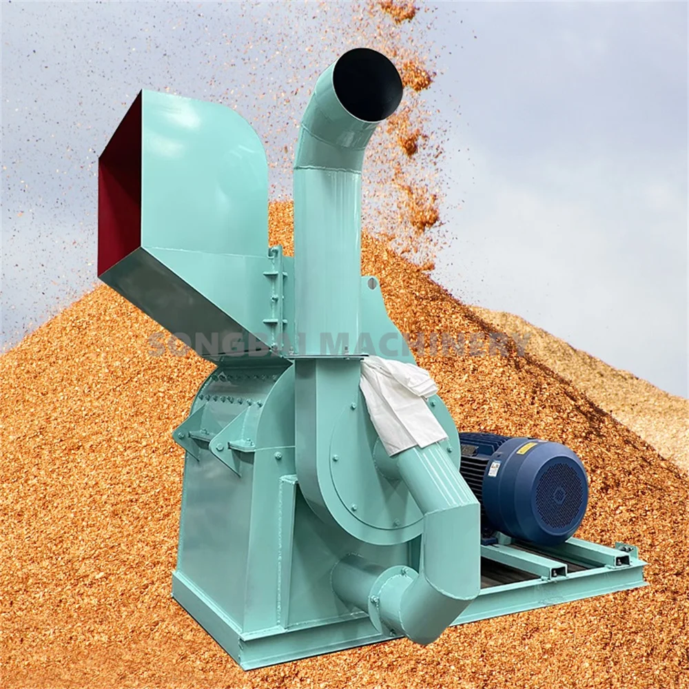 Pellet Machinery, Crusher, Mixer, Cooler, Packing MachineMultifunctional Single Inlet Hammer Mill Crusher