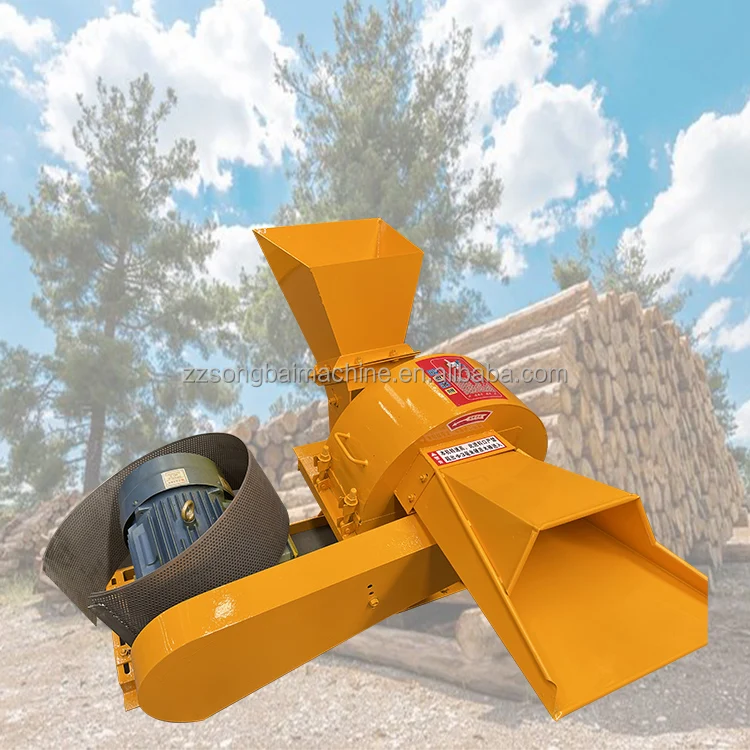 Pellet Machinery, Crusher, Mixer, Cooler, Packing MachineDouble Inlet Wood Crusher Machine