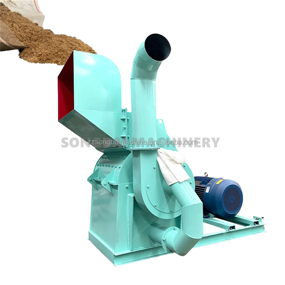 Pellet Machinery, Crusher, Mixer, Cooler, Packing MachineMultifunctional Single Inlet Hammer Mill Crusher