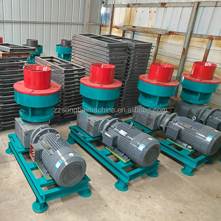 Pellet Machinery, Crusher, Mixer, Cooler, Packing MachineSmall Ring Die Wood Pellet Machine
