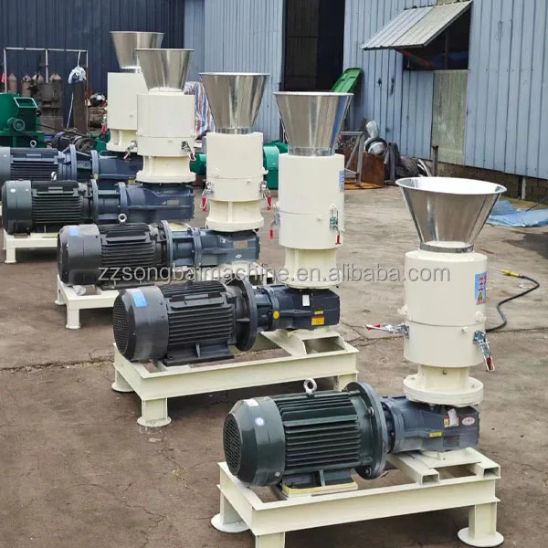 Pellet Machinery, Crusher, Mixer, Cooler, Packing MachineFlat Die Pellet Machine