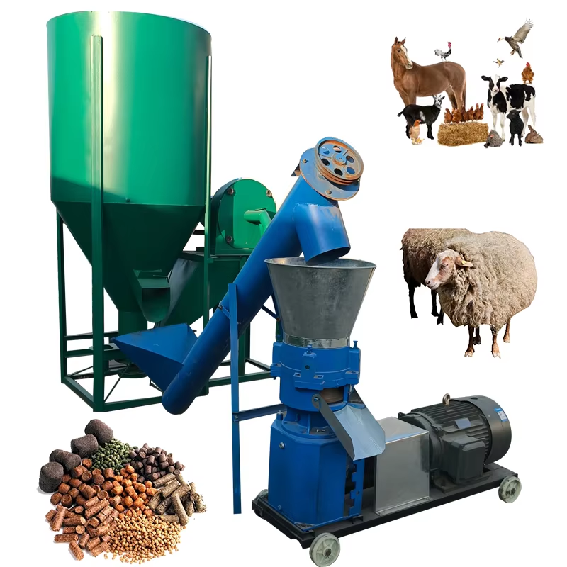 Pellet Machinery, Crusher, Mixer, Cooler, Packing MachineFeed Mixing Machine