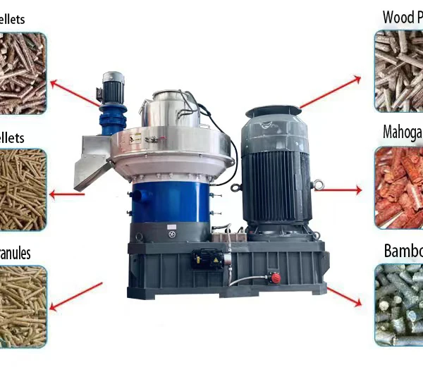 Pellet Machinery, Crusher, Mixer, Cooler, Packing MachineRing Die Pellet Machine