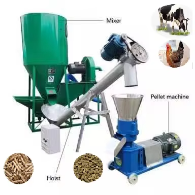 Pellet Machinery, Crusher, Mixer, Cooler, Packing Machine.Full Automatic Feed Production Line