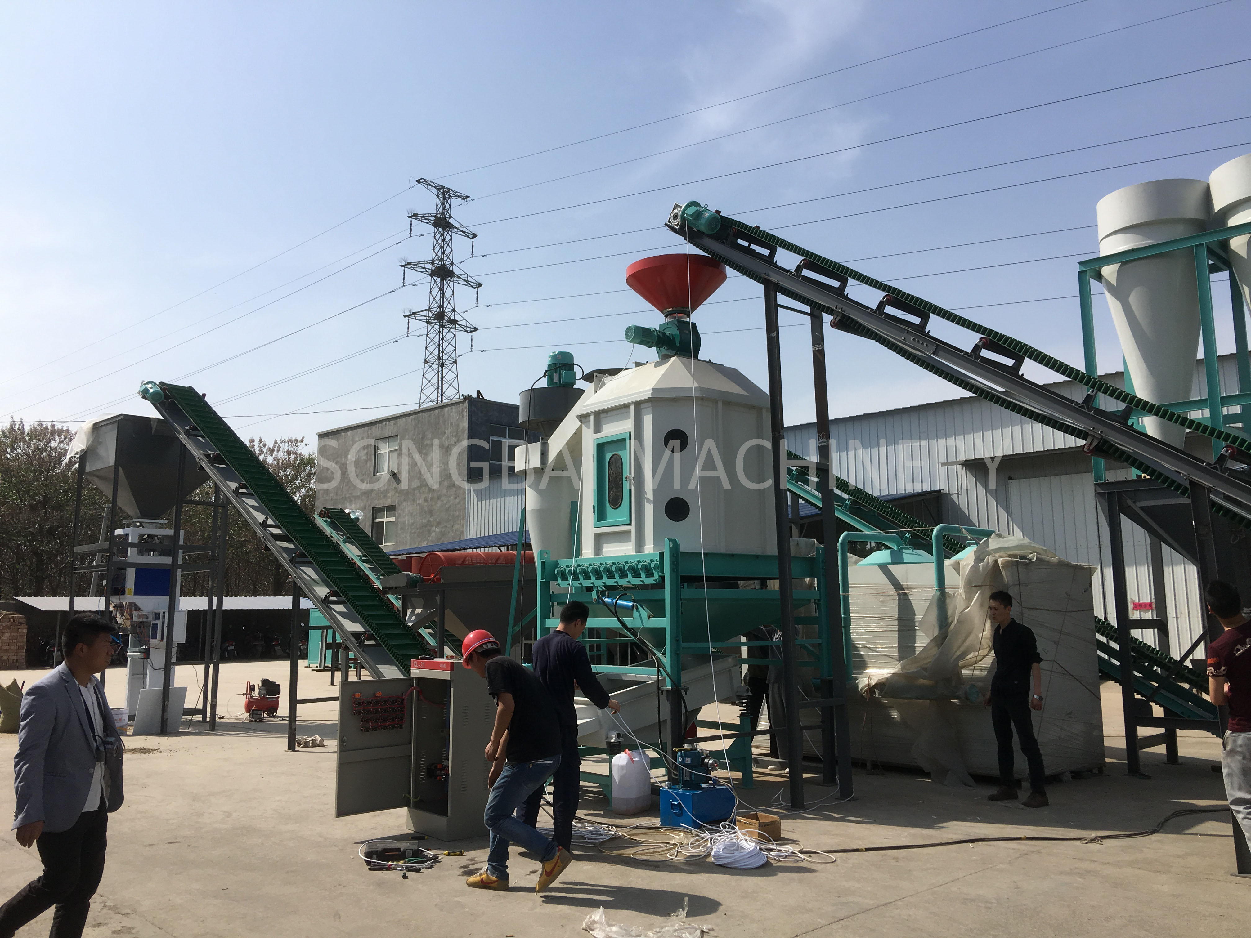 Pellet Machinery, Crusher, Mixer, Cooler, Packing MachinePellet Cooler
