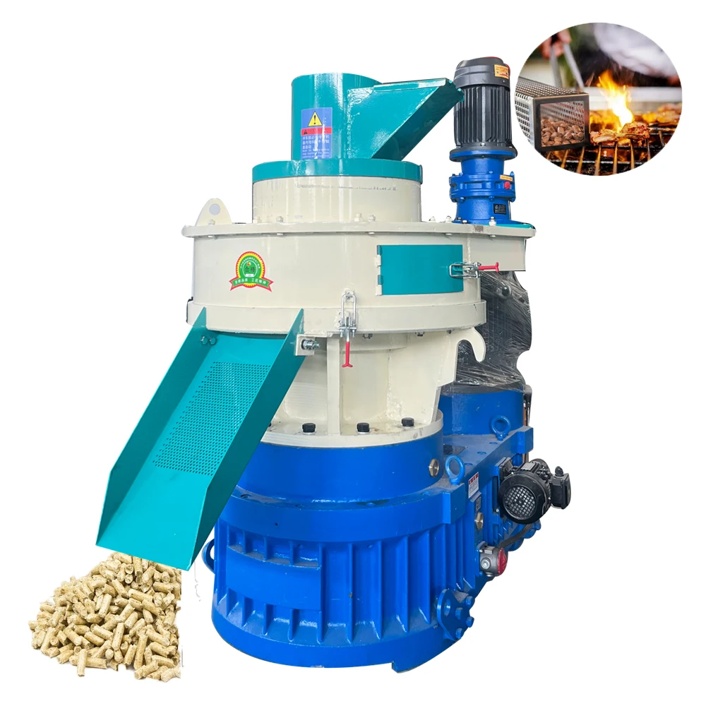 Pellet Machinery, Crusher, Mixer, Cooler, Packing MachineWood Pellet Machine