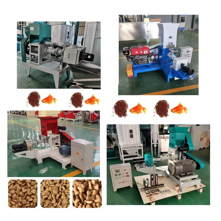Pellet Machinery, Crusher, Mixer, Cooler, Packing MachineFish Feed Pellet Machine