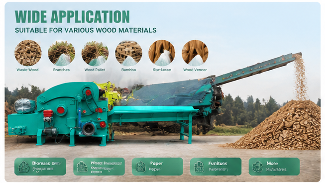 Pellet Machinery, Crusher, Mixer, Cooler, Packing MachineComposite Wood Crusher Machine