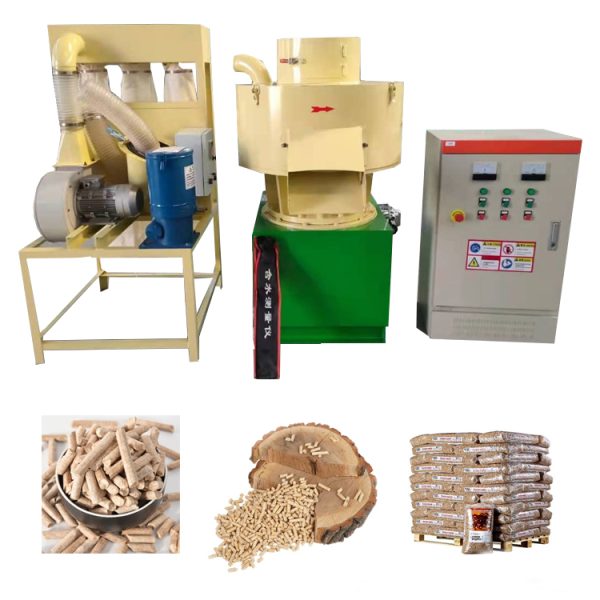 Pellet Machinery, Crusher, Mixer, Cooler, Packing MachineRing Die Wood Pellet Machine