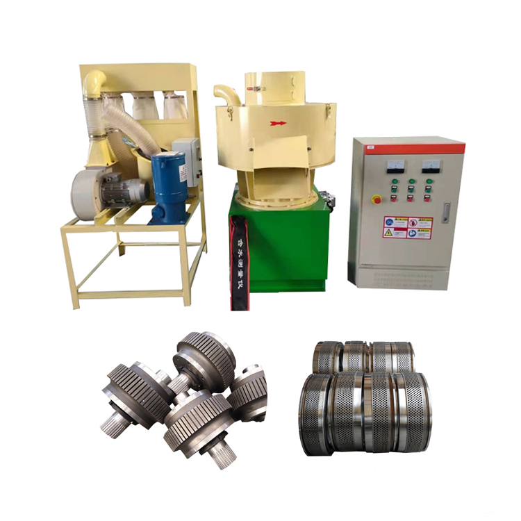 Pellet Machinery, Crusher, Mixer, Cooler, Packing MachineRing Die Wood Pellet Machine